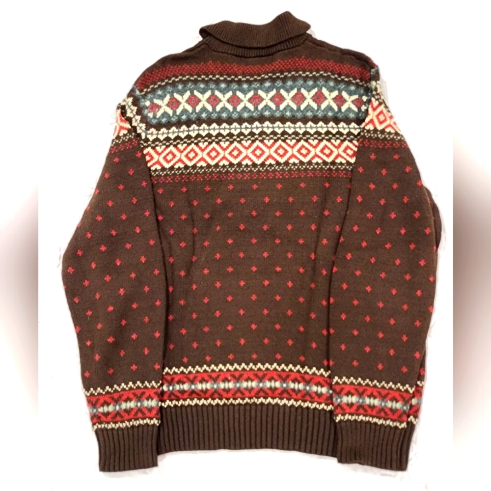 Polo Ralph Lauren Nordic Fair Isle Sweater sz L - Picture 3 of 3